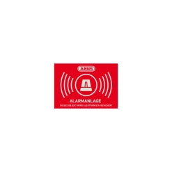 Abus Aufkleber Alarm 14,8 x 10,5 cm