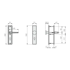 Abus Schutzbeschlag SB500