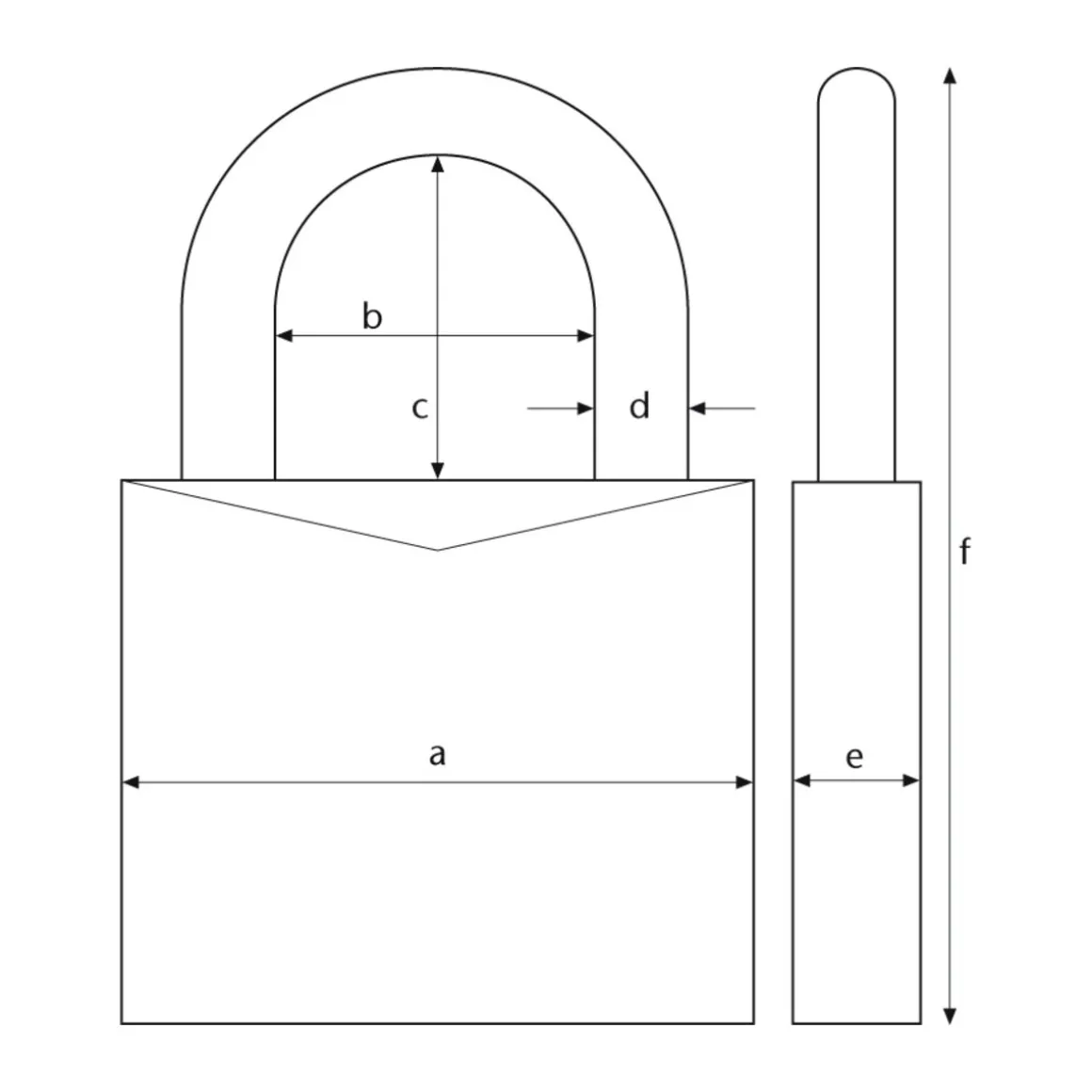 Abus Vorhängeschloss 64TI/20
