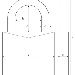 Abus Zahlenschloss 180IB/50HB63 B/DFNLI
