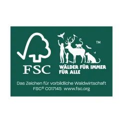 Acous Akustikpaneel Proffessional EicheGrau-Filz weiss 2500x600x21 mm