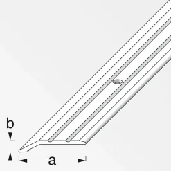 Alfer Flach-Abschlussprofil 30 x 5 mm 1m titan