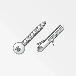 Alfer Linsenkopfschraube Clipstech-Plus mit Dübel 3 x 30 mm 10 Stück