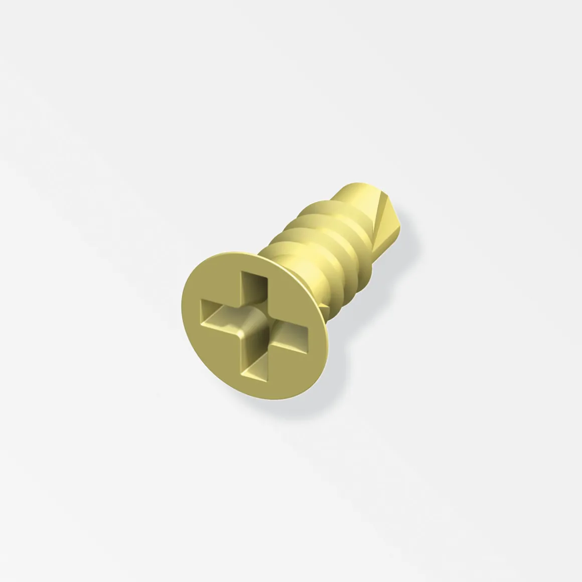 Alfer Senkkopfschrauben Clipstech-Plus 2,9 x 9,5 mm messing 10 Stück