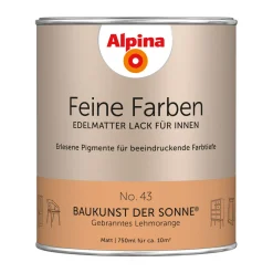 AlpinaBuntlack Feine Farben Lack No 43 Baukunst der Sonne edelmatt 750ml