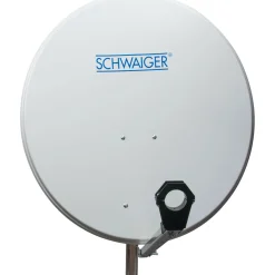 Alu-SAT-Spiegel 80 cm, hellgrauAlu-Line