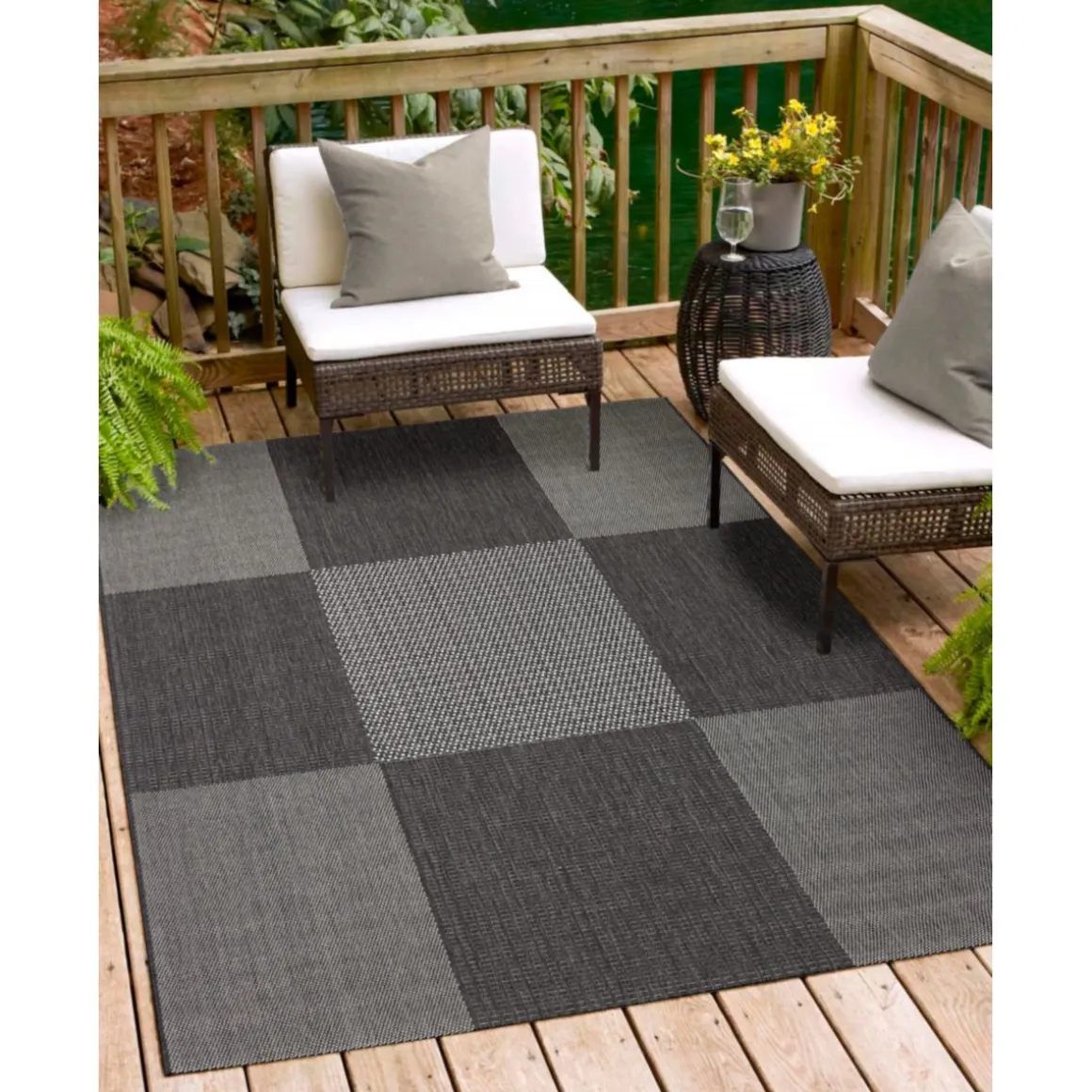 andiamo Teppich Arizona 230 x 160 cm anthrazit
