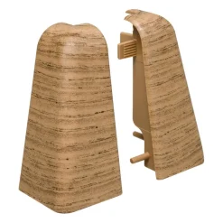 Außenecke 19 x 58 Eiche dunkel