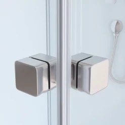 Aurlane Komplettdusche Essential, eckig, Farbe: Silber, 85x85x197,5cm