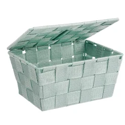 Badkorb mit Deckel Mod. Adria, mint