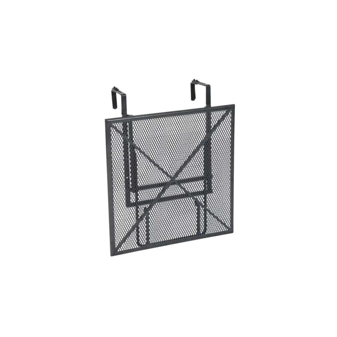 Balkonhaengetisch XL Toulouse eisengrauca. 70x88x47-79 cm