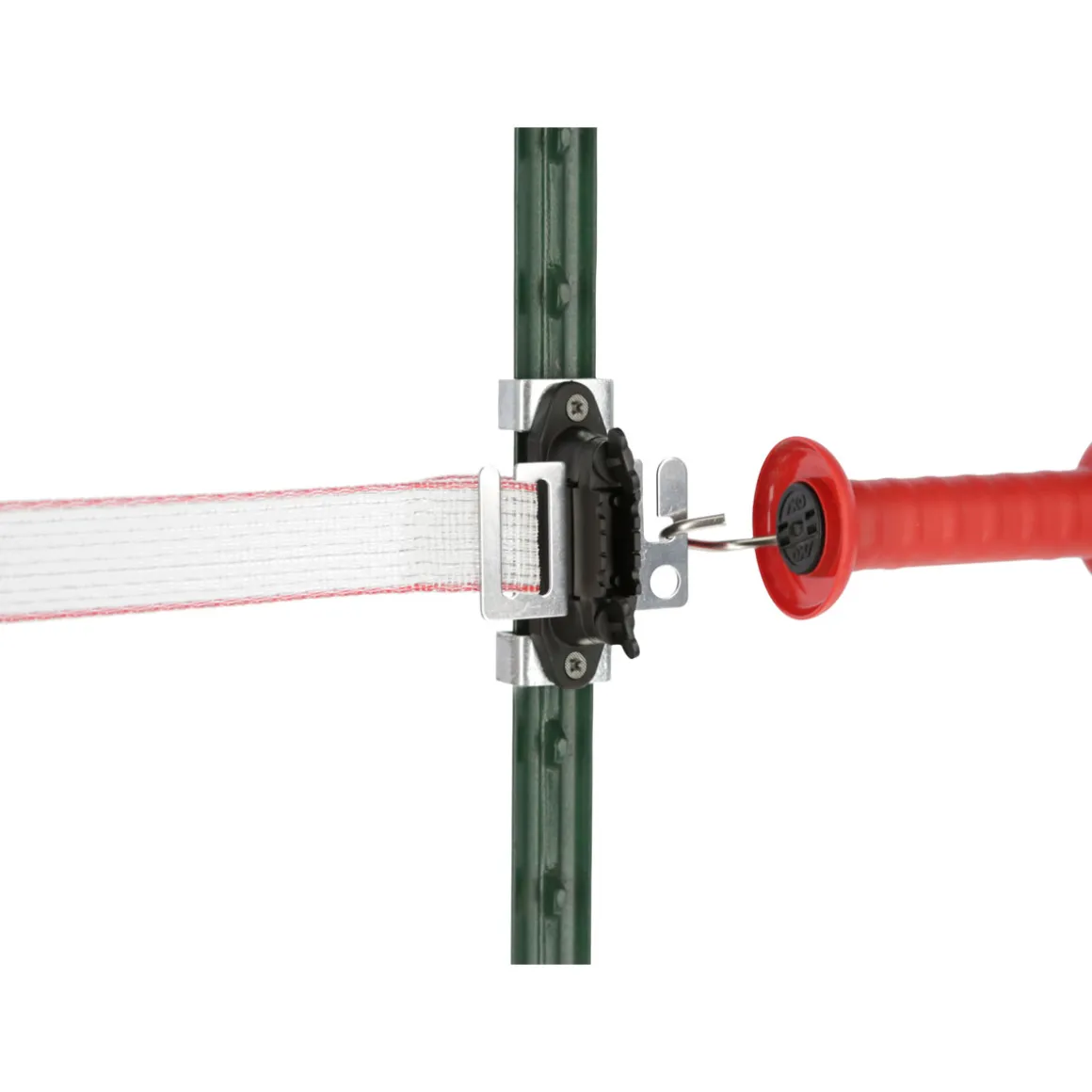 Bandisolator-Set Profi T-Post schwarz für 40 mm 6-teilig