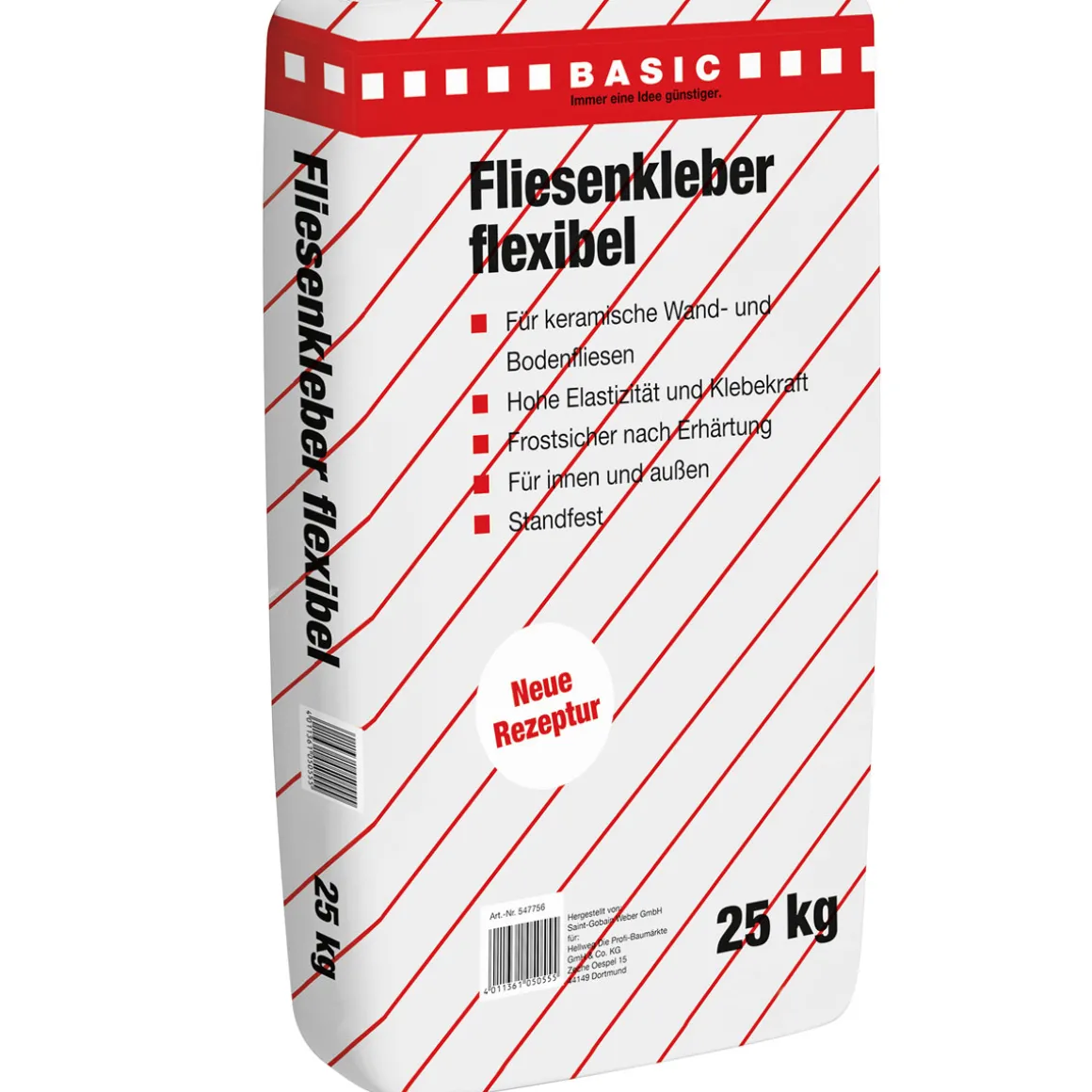 Basic Flexibler Fliesenkleber 25 kg