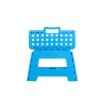 Basic Klapphocker 25 x 28 x 23 cm blau mit Tragegriff