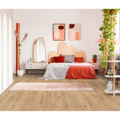 Basic Laminatboden Eiche Silent 138 x 19,3 cm