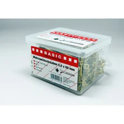 Basic Mehrzweckschrauben 5 x 60 mm 240 Stück im Eimer