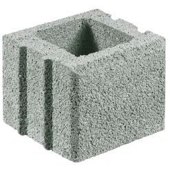 Bellamur-Gartenmauer 1/2 Stein, 25x25x20cm, grau