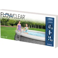 Bestway Poolleiter Flowclear 100 x 45 cm für 76 und 84 cm Höhe