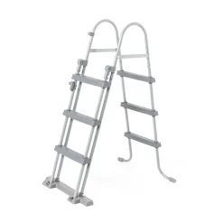 Bestway Steel Pro Max Frame-Pool-Set mit Filterpumpe Durchmesser 366 x 100 cm grau