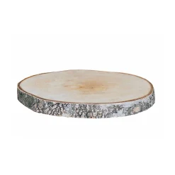 Birkenscheibe oval Durchmesser 35-38 cm