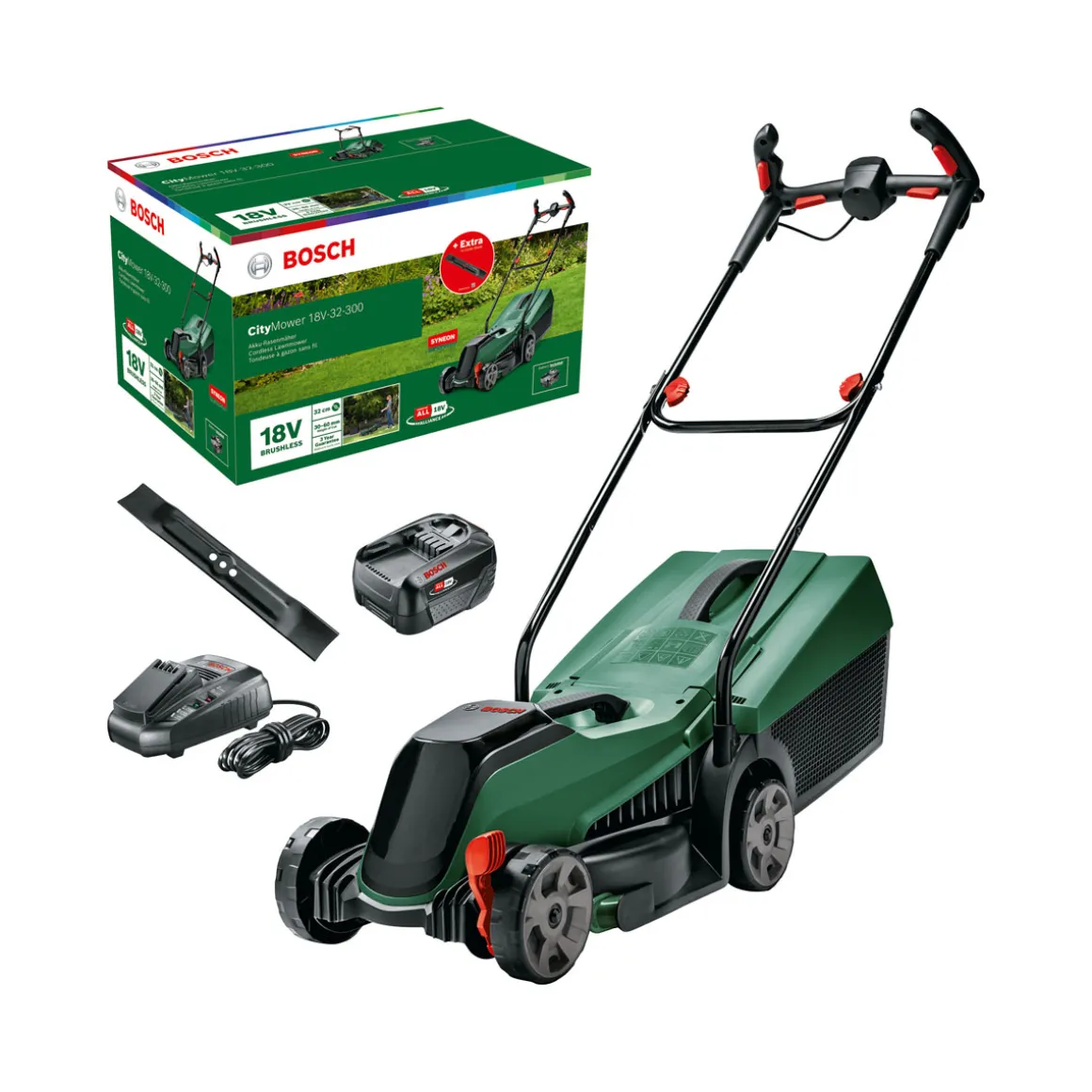 BoschAkku-Rasenmäher CityMower 18