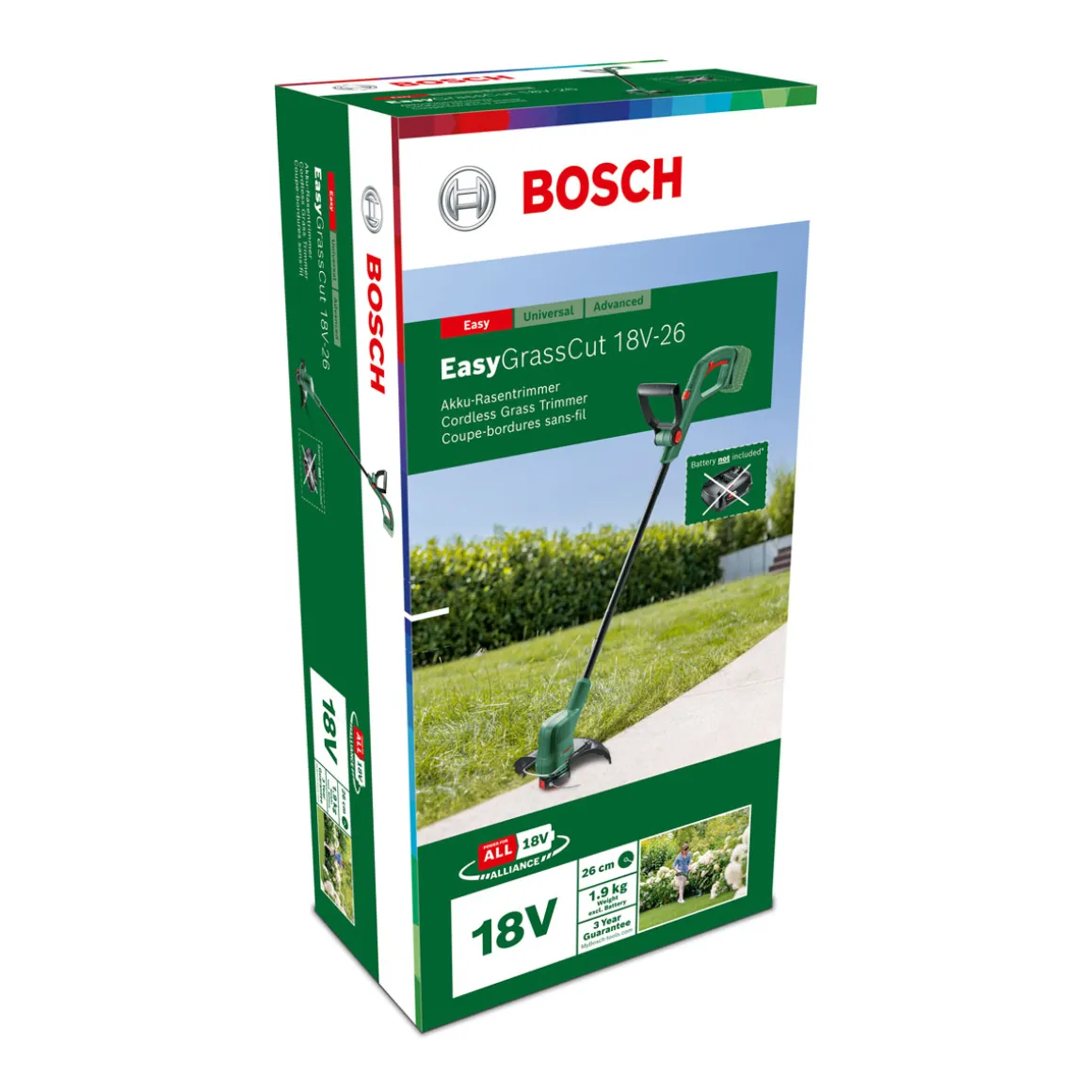 BoschAkku-Rasentrimmer EasyGrassCut 18 Solo