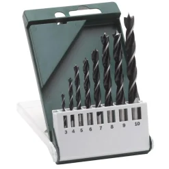 BoschDIY Holzspiralbohrer-Set 3-4-5-6-7-8-9-10 mm