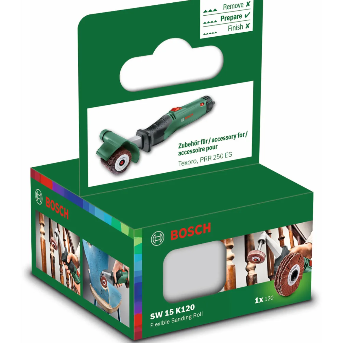 BoschFlexible Schleifrolle SW 15 K120