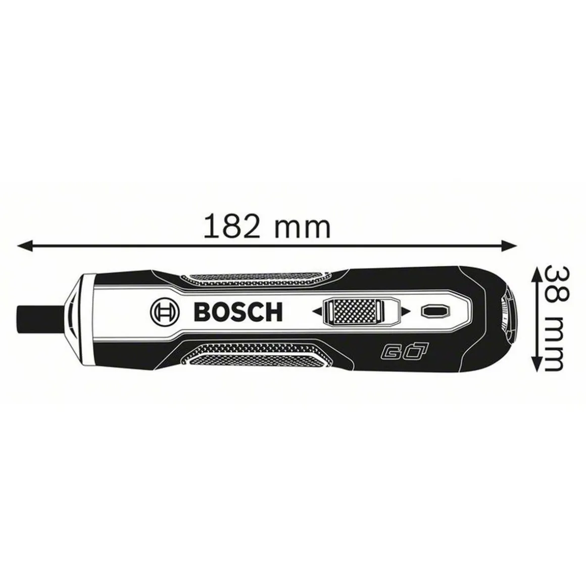 Bosch Professional Akku-Schrauber Go inkl Bit-Set