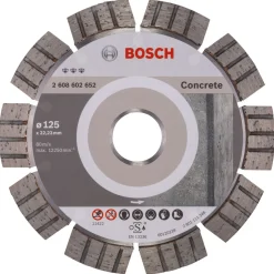 Bosch ProfessionalDiamanttrennscheibe Best for Concrete 125 x 22,23 x 2,2 x 12 mm