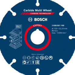 Bosch ProfessionalExpert Carbide Multi Wheel Trennscheibe 125 mm 22,23 mm