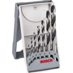 Bosch ProfessionalHSS-Spiralbohrer-Set PointTeQ 7- teilig Mini-X-Line 2–8 mm