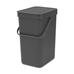 BRABANTIA Abfallbehälter Sort und Go 12 L grau
