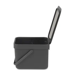 BRABANTIA Abfallbehälter Sort und Go 6 L grau