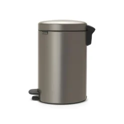 BRABANTIA Treteimer Newicon 12 L mit Kunststoffeinsatz platinum