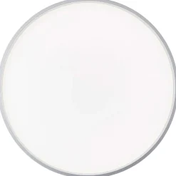 Brilliant Deckenleuchte Britt 33cm silber/weiß 22W 2300lm stufenlos dimmbar