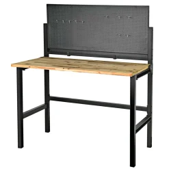Burgmann Werkbank klappbar 121,5 x 64,5 x 142 cm schwarz