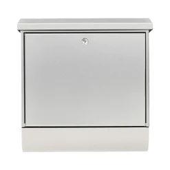 Burg Wächter Briefkasten Inoxstar 4710 mit Zeitungsfach silber