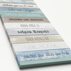 Canvas-Art Familienregeln 30 x 80 cm