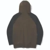 CAT Colorblock Hooded Sweatshirt army moss-black Gr. M