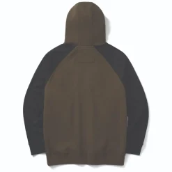 CAT Colorblock Hooded Sweatshirt army moss-black Gr. M
