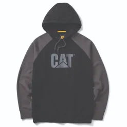 CAT Colorblock Hooded Sweatshirt black-magnet Gr. M