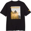 CAT Graphic T-shirt anthrazit Gr. M