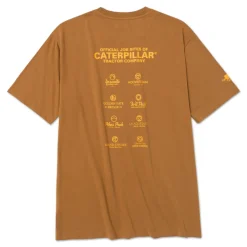CAT Graphic T-shirt bronze Gr. XL