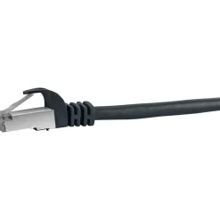CAT6 S/FTP Netzwerkkabel 1,0m schwarzmax. 250 Mhz 1 Gbit/s