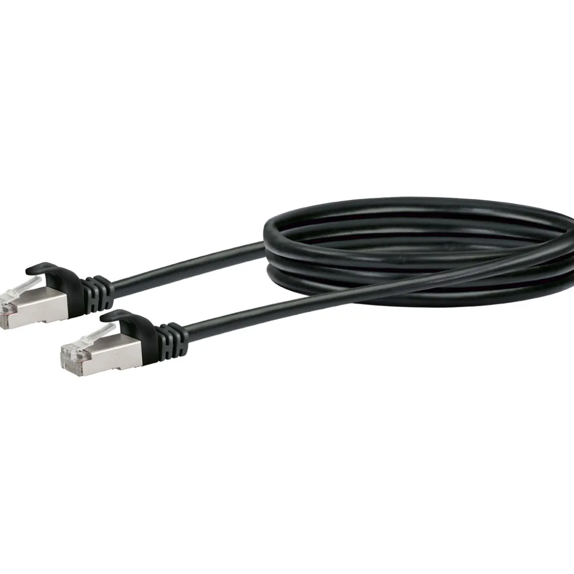 CAT6 S/FTP Netzwerkkabel 0,5m schwarzmax. 250 Mhz 1 Gbit/s
