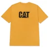 CAT Trademark T-shirt Mustard Gr.M