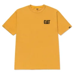 CAT Trademark T-shirt Mustard Gr.M