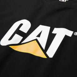 CAT T-Shirt Trademark schwarz Gr. M