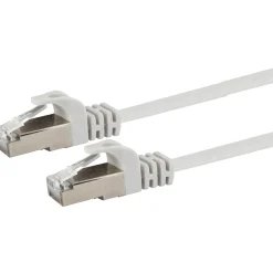 CAT6 U/FTP Netzwerk Flachkabel 3,0 mweiss